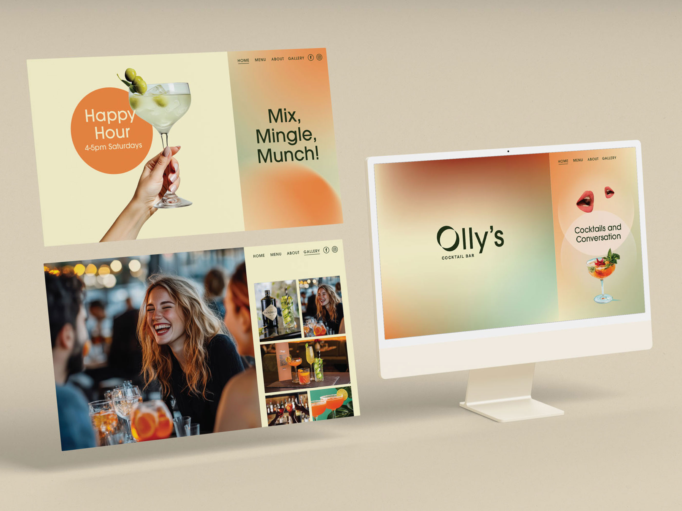 Example of Website Design (Brand Led & Conversion)