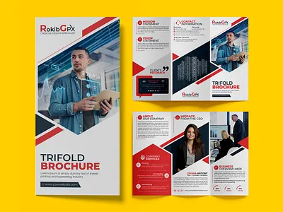 Corporate Trifold Brochure Design booklet brochure brochure design corporate design corporate flyer corporate trifold flyer design graphic design handout design leaflet leaflet design marketing materials pamphlet print design template tri fold trifold trifold brochure trifold design trifold flyer design