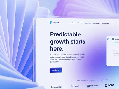 [Case Study] B2B Website Design for Clearbit b2b landing b2b landing page b2b web design b2b website b2b website design business website home page homepage landing landing page marketing website page site web web design web page web site webpage website website design