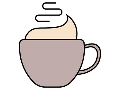 Hot Beverage Icons adobe coffee coffee shop design flatdrawing flaticon graphic design hot beverages icon illustration