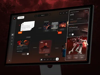 Stranger Things Design — Interactive Storytelling Platform ai avatar creator content platform entertainment platform entertainment ui fan community platform gaming interaction design gaming ui gaming ui design gaming ui ux gaming uiux gaming user experience gaming user interface gaming ux gaming ux design interactive content interactive interface interactive ui storytelling ui stranger things design streaming platform
