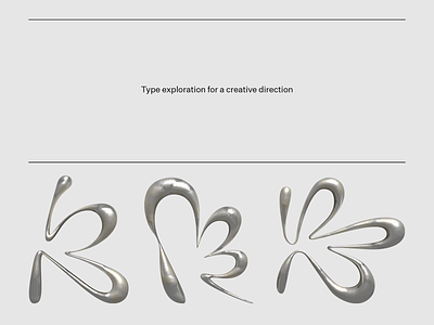 Type exploration branding curves curvy drawn expressive flower free hand its nice that lettering letters liquid logo metal metalic modern new round smooth