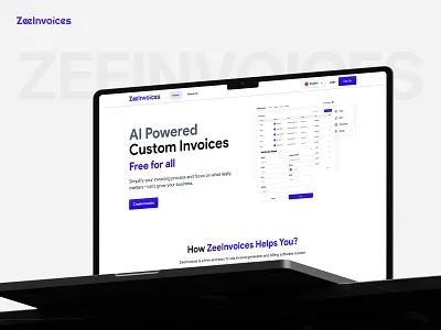 AI-Powered Invoice Generator & Billing Platform | UI UX Design dashboard figma finance graphic design invoicing landing prototyping ui userflow ux website wireframes