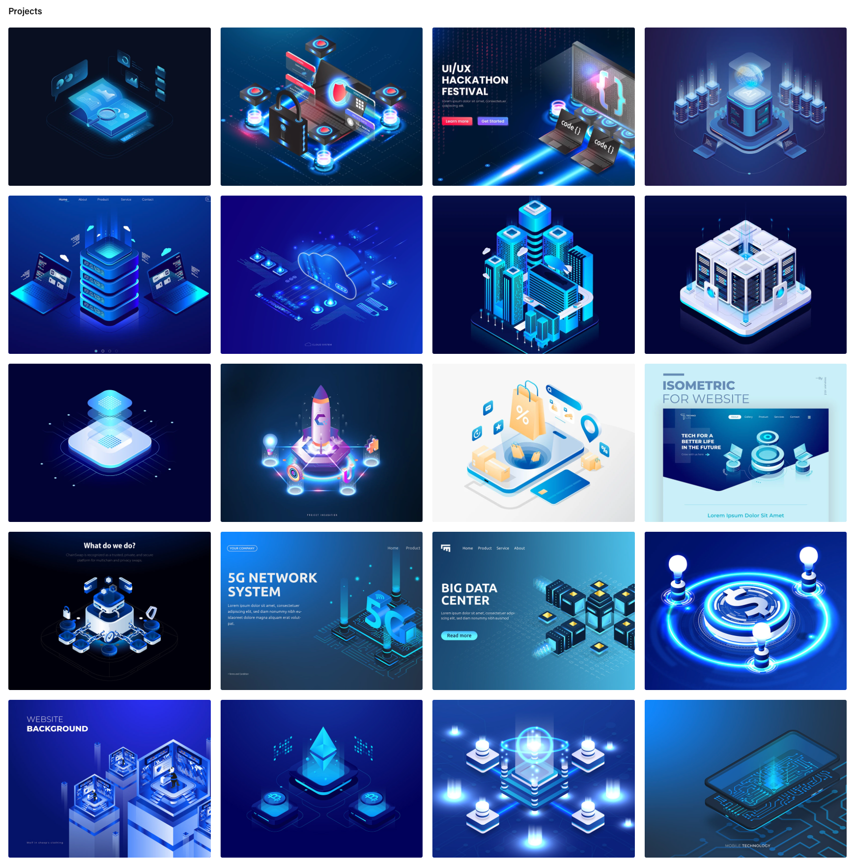 Example of Isometric Illustration For Tech & Saa S