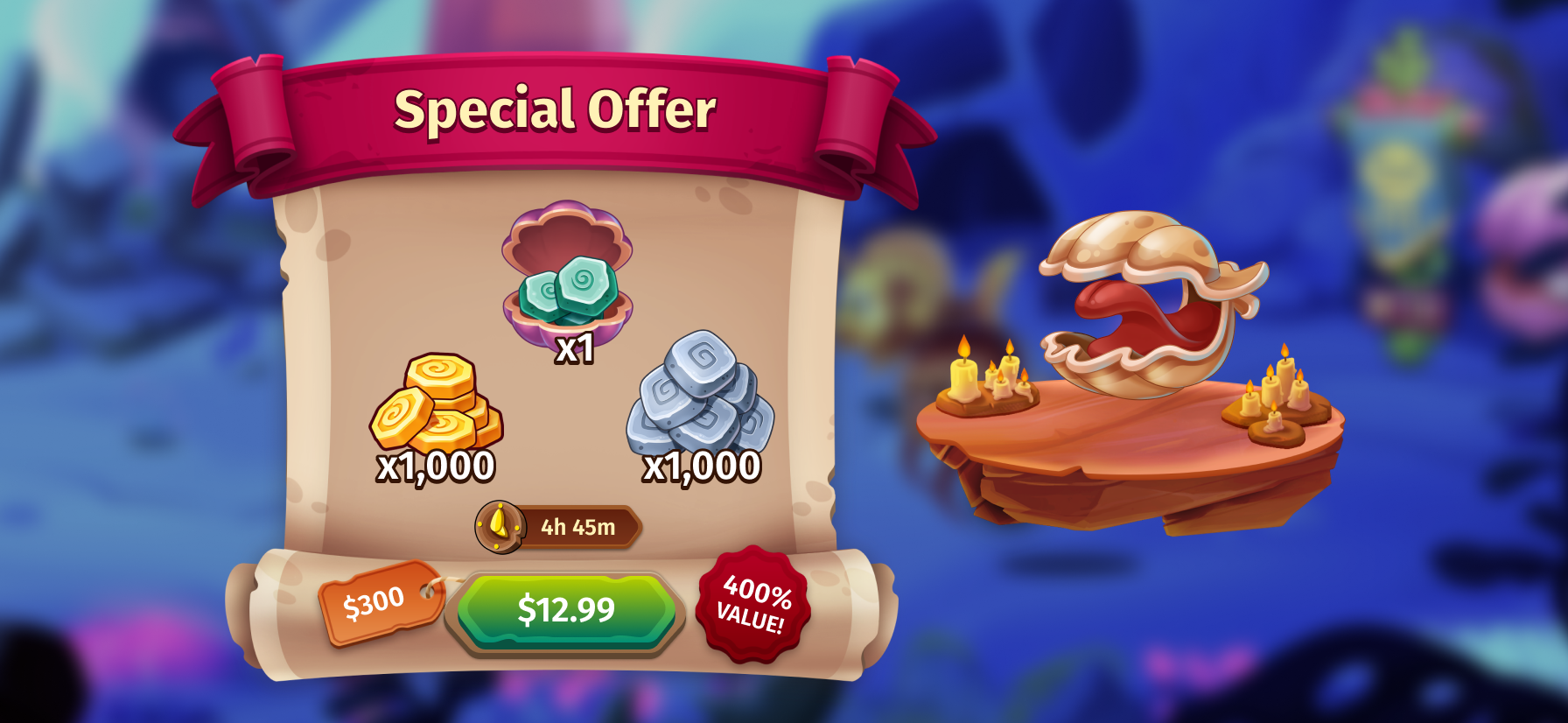 Special Offer design game ui