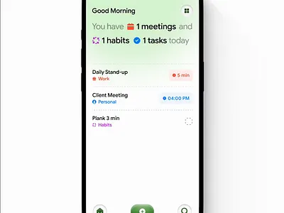 Create a habit. Tasksync app redesign all in one app design create an habit flow events screen habits screen interaction design mobile design modal app productivity app design task app redesign task screen to do app
