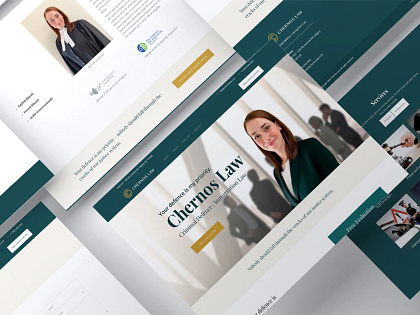 Chernos Law – Clean & Minimal Legal UI