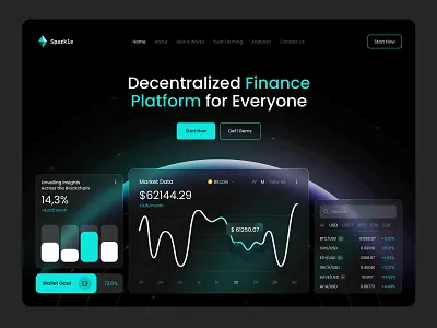 Crypto & Finance Website – Fintech UI/UX Design clean ui conversion focused crypto cryptocurrency website finance platform fintech fintech web design investment platform landing page modern design product design ui ui design ux design web app design website design