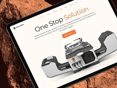 Paladin Web Pages animation caviar graphic design paladin product ui website