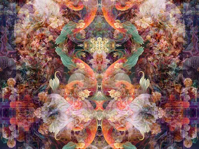 Landfall or Windfill 3d animation art branding collage color dribbble geometric graphic design illustration logo motion graphics multiverse neon packaging pattern symmetric symmetry textile design ui