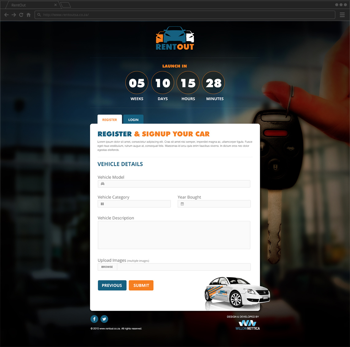 RentOut – Brand Development & Digital Experience branding corporate identity front end development graphic design logo web design