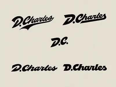 D.Charles: custom lettering branding calligraphy clothing custom flow graphic design iconic identity legible lettering logo nostalgia origina retro script street type unique vintage