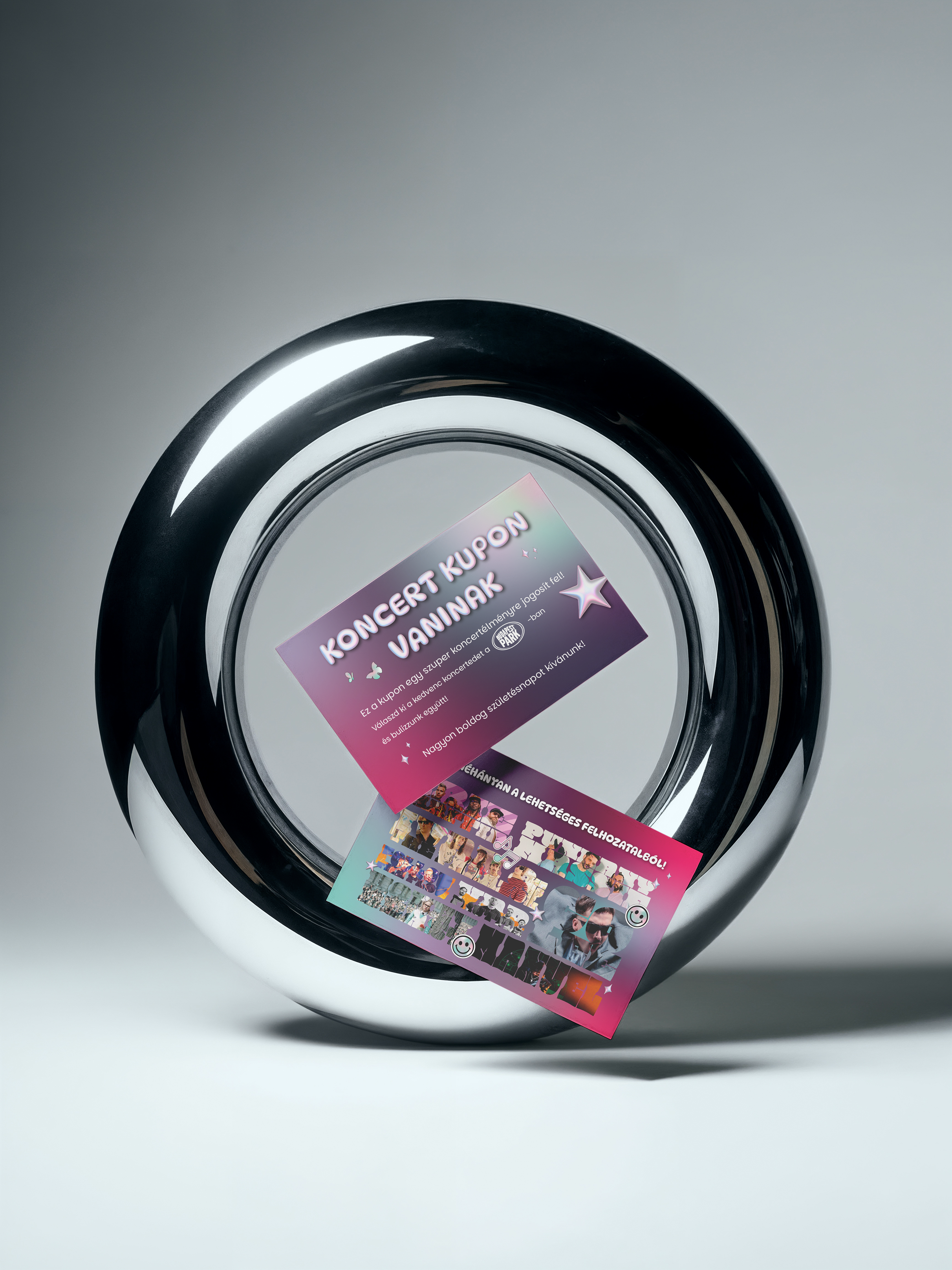 Personalized concert coupon