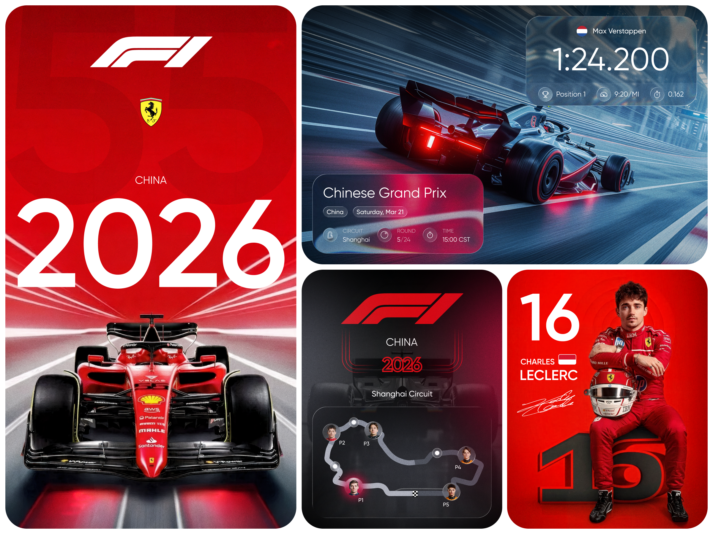 Formula 1 - Mobile App Concept ai app design artificial intelligence branding concept design data visualization formula 1 innovation inspiration ios minimalism mobile design modern design product design race race tracker ui design ux design