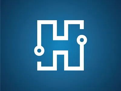 Havoc Network Solutions Branding branding brandmark design h illustration it lettering logo networking tech typography vector