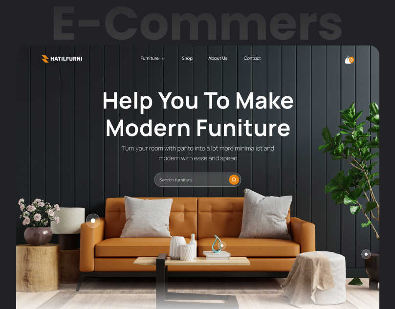 E-Commers Landing Page UI/UX Design In Figma branding dashborad design design graphic design landing page landing page audit product design redesign saas saas design ui uiux design user flow ux ux research web app web design website design wireframe