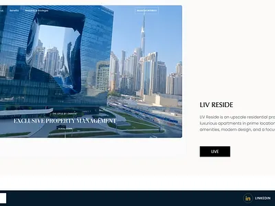 OMNIYAT Property Detail — Luxury Real Estate Web Experience dashboard luxury real estate saas ui design ux design web development website design