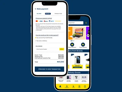 E-commerce site app ecommerce jumia ui