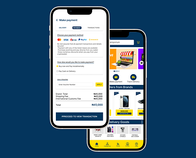 E-commerce site app ecommerce jumia ui