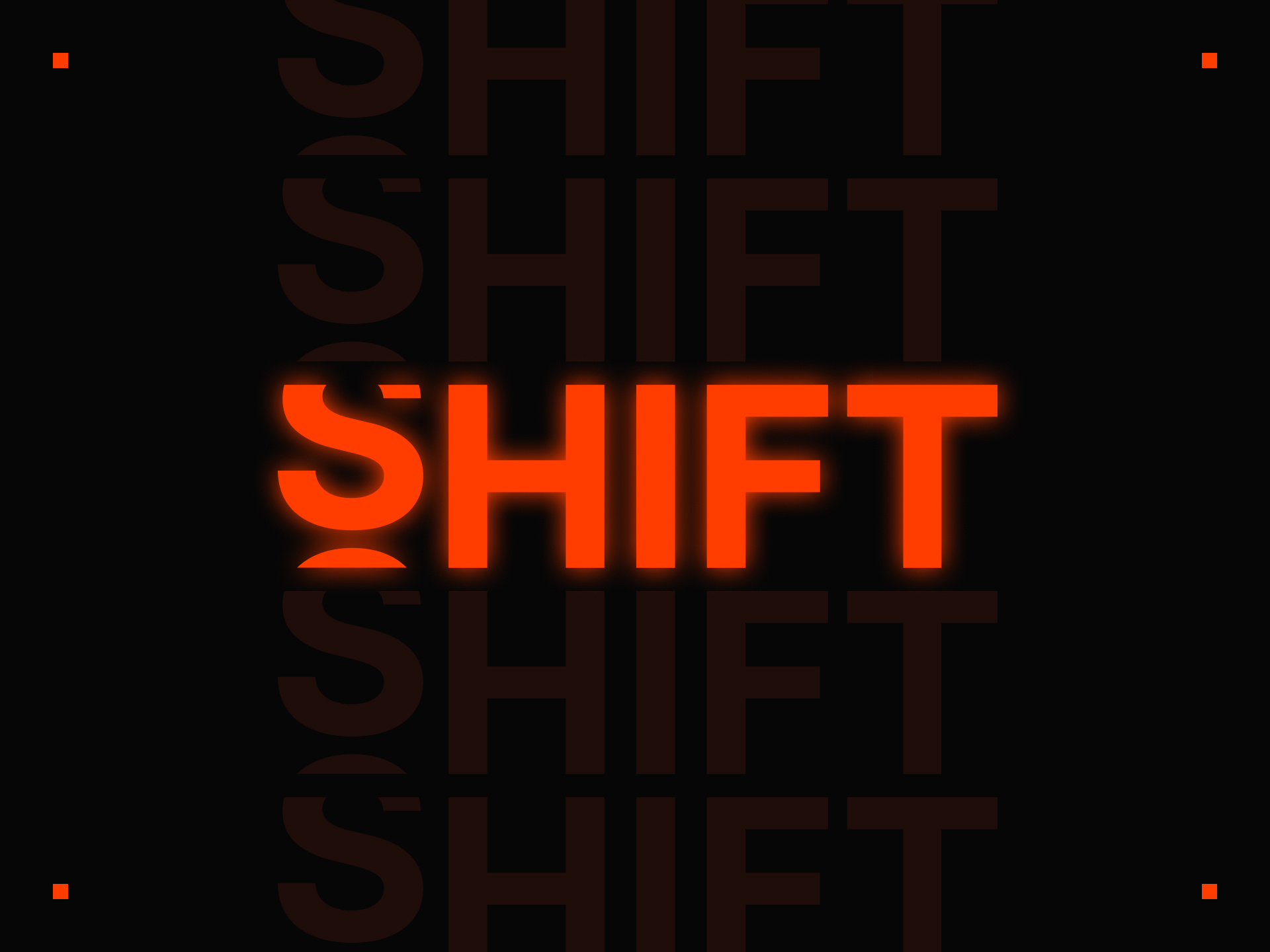 Shift Branding - Film production - Logo agency cinema evolution film production logo mutation