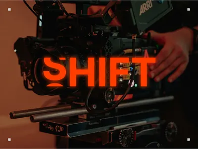 Shift Branding - Film production - Logo branding camera cinema evolution film production logo shift shifting tech