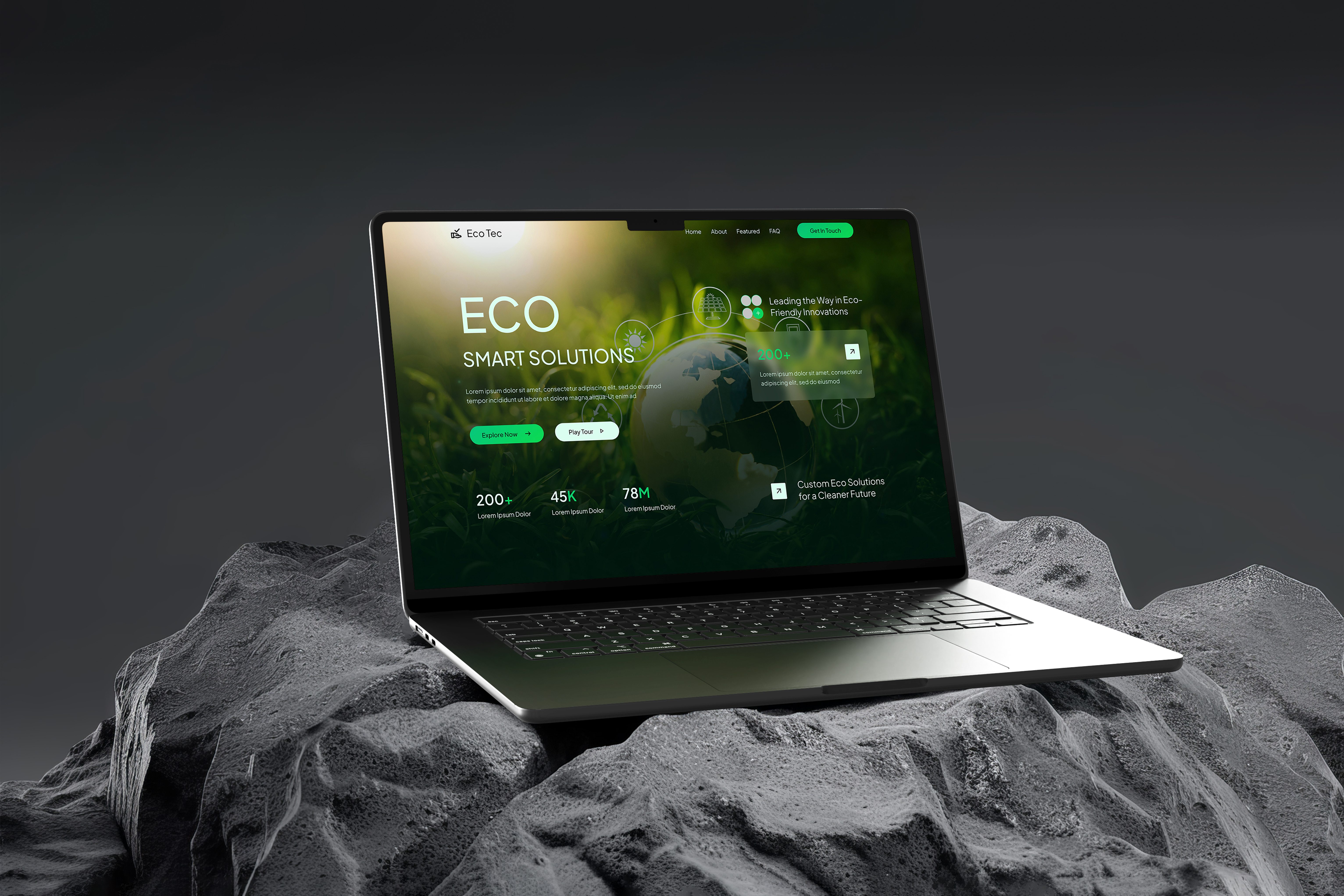Eco Smart Solutions | Green Tech UI/UX Design design dribbble eco figma figma design graphic design green landing page landing page design technology ui ui design uiux user experience user interface ux ux design web website website design