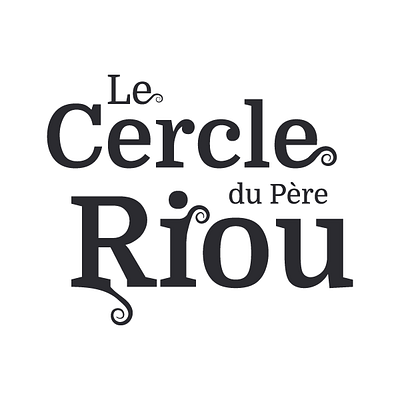 Logo Le Cercle du Père Riou circle illustrator logo