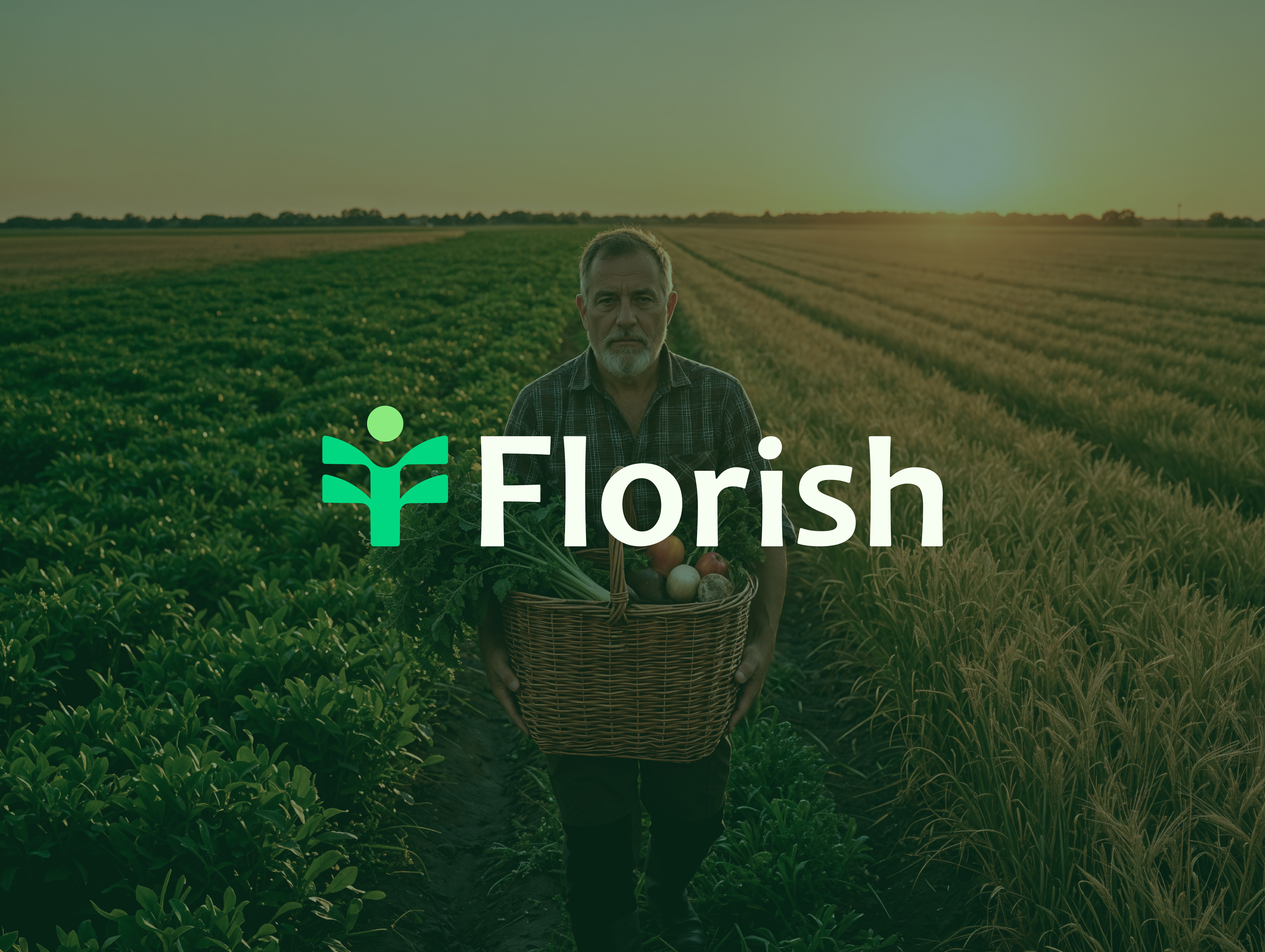 Florish Modern and sustainable agricultural solutions for farmer agriculture agriculture branding agriculture logo agro logo branding f letter f logo firm logo green humancentric leaf leaves logo logo design natural organic tree vector