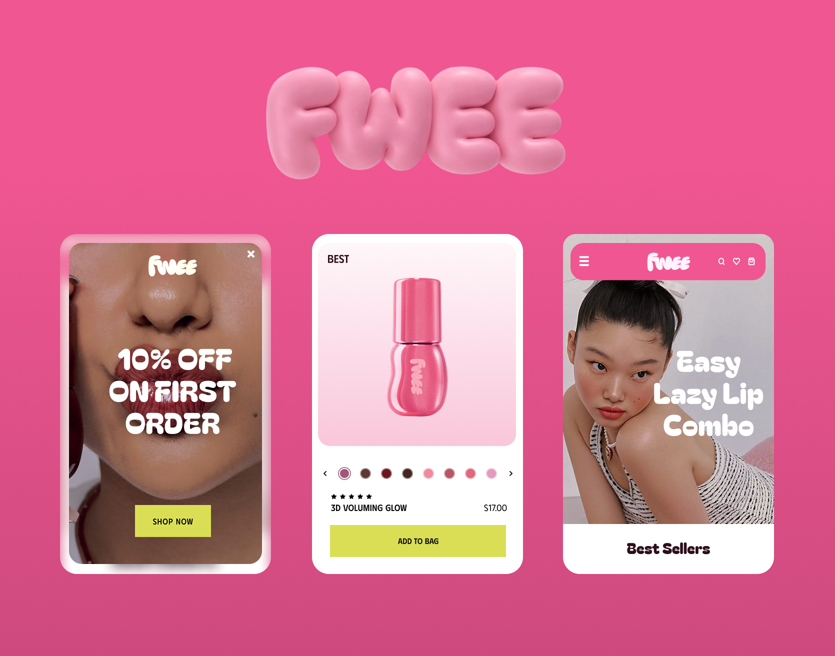 FWEE branding ui