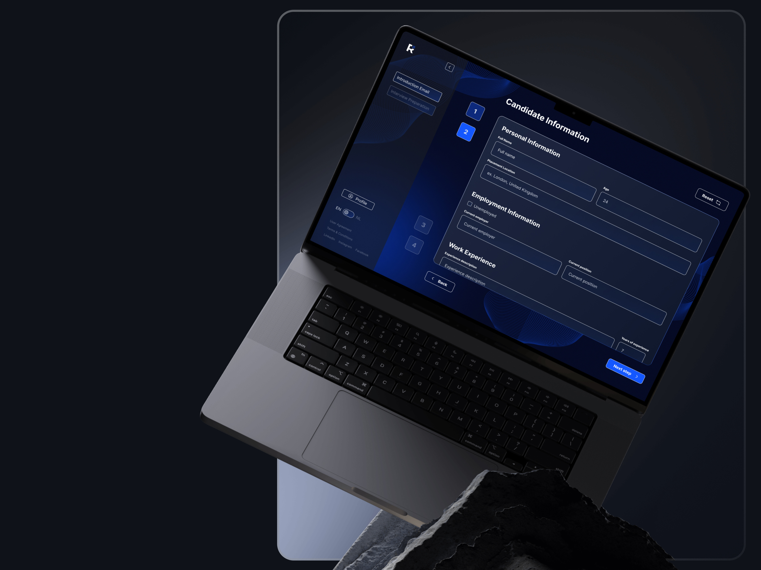 Candidate Profile Flow — AI Recruitment UX