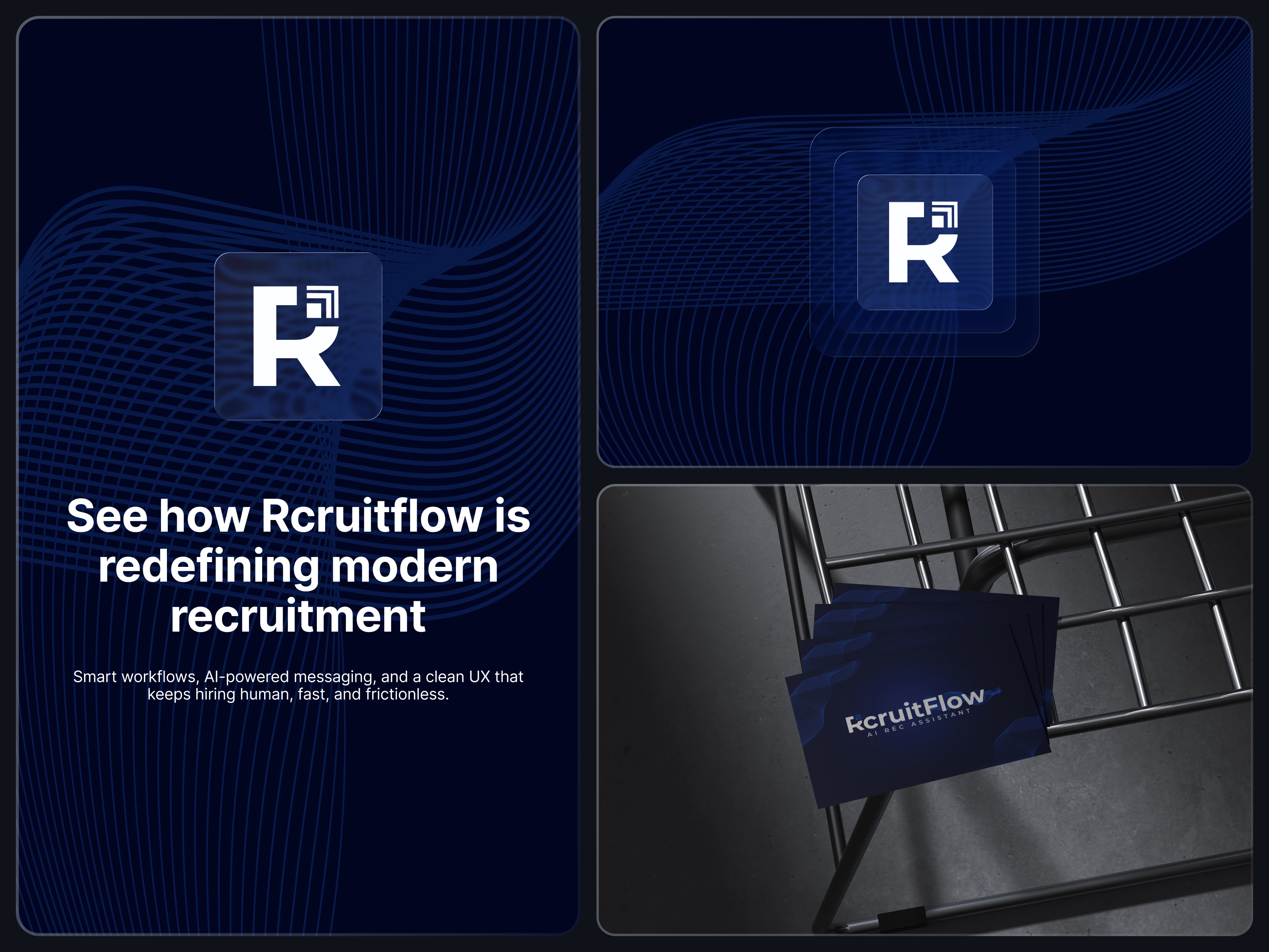 RecruitFlow — AI Platform Branding & Visual Identity