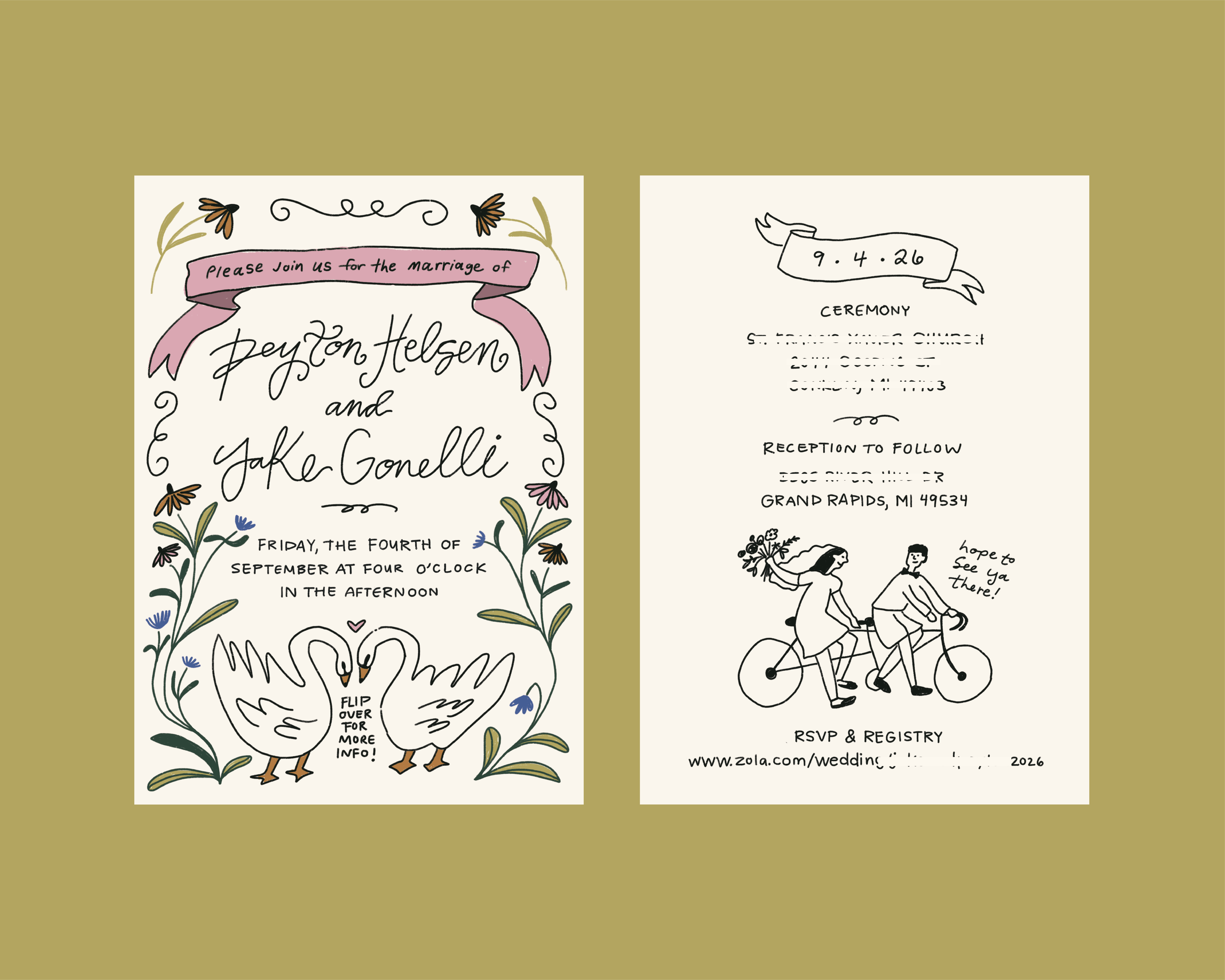 Custom Wedding Invitations