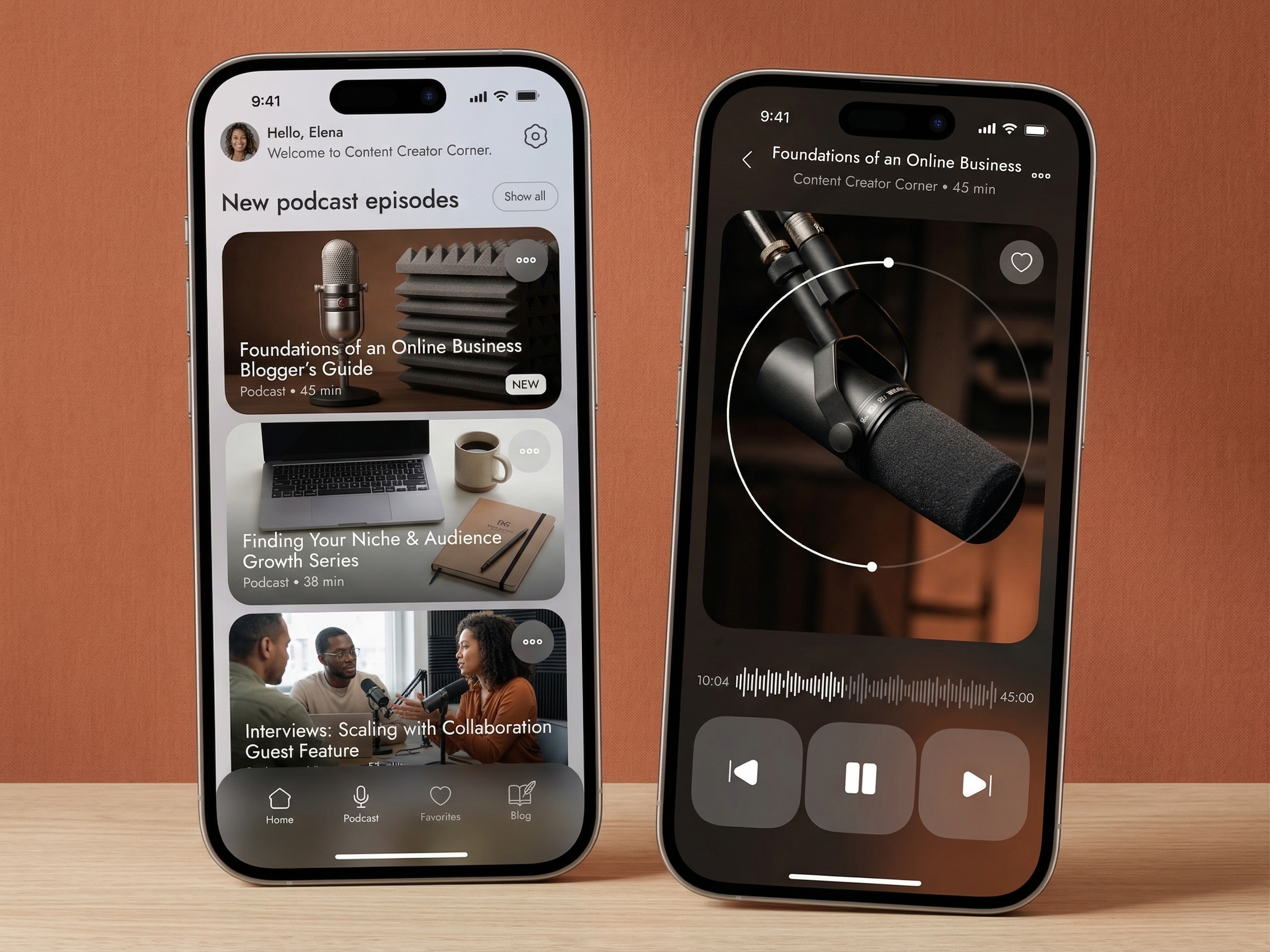 Designing for Creators: A Mobile App for Podcasts and Blogs