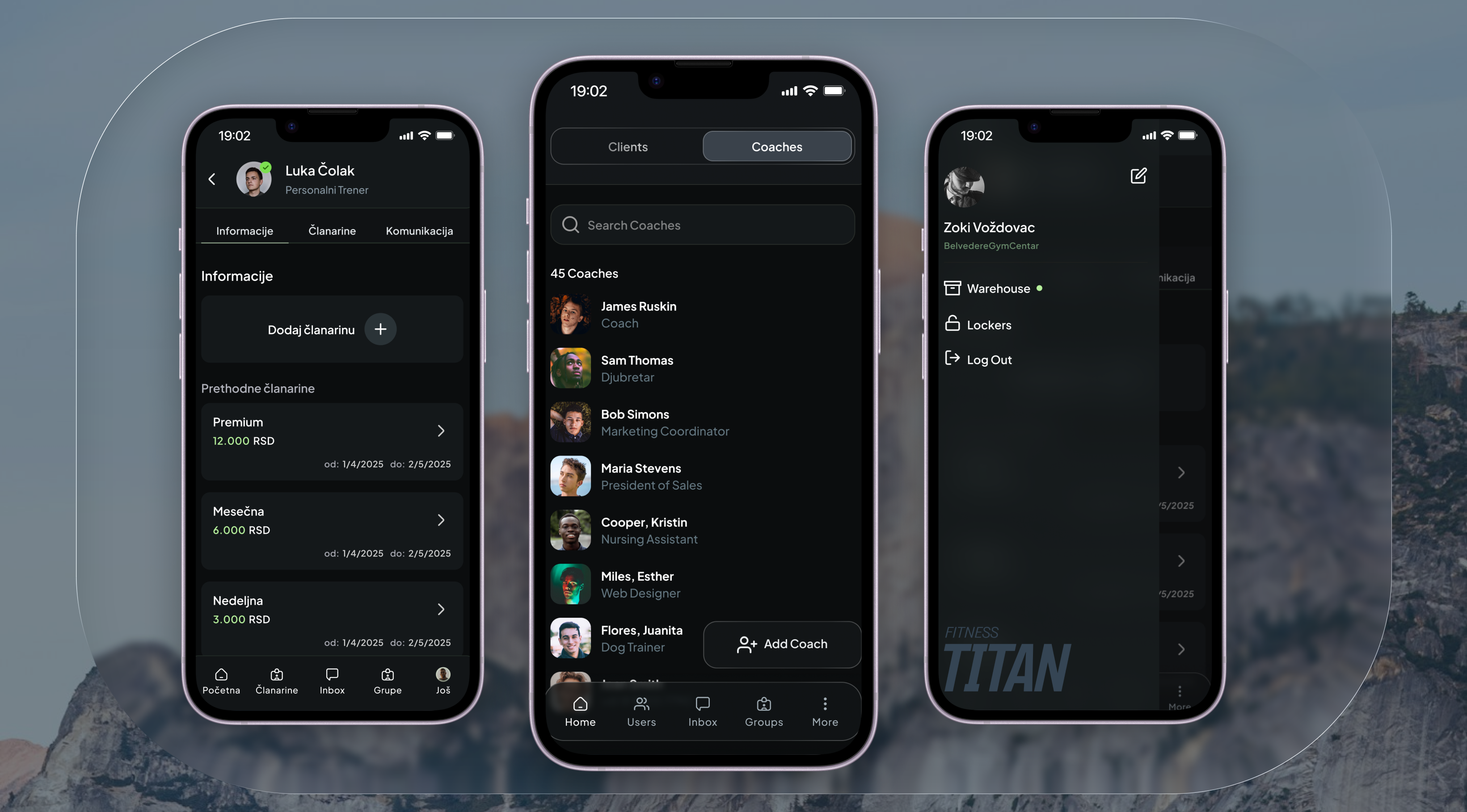 TITAN — Fitness Admin Experience darkui dashboard fitnessapp gym management mobileapp mobileui productdesign saas ui uidesign ux