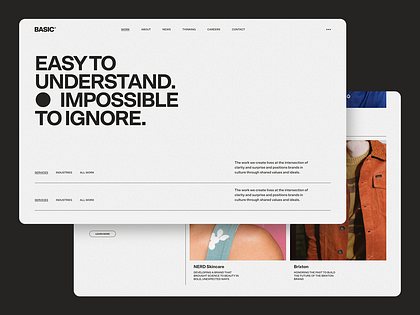 Impossible to Ignore - Agency Landing Hero