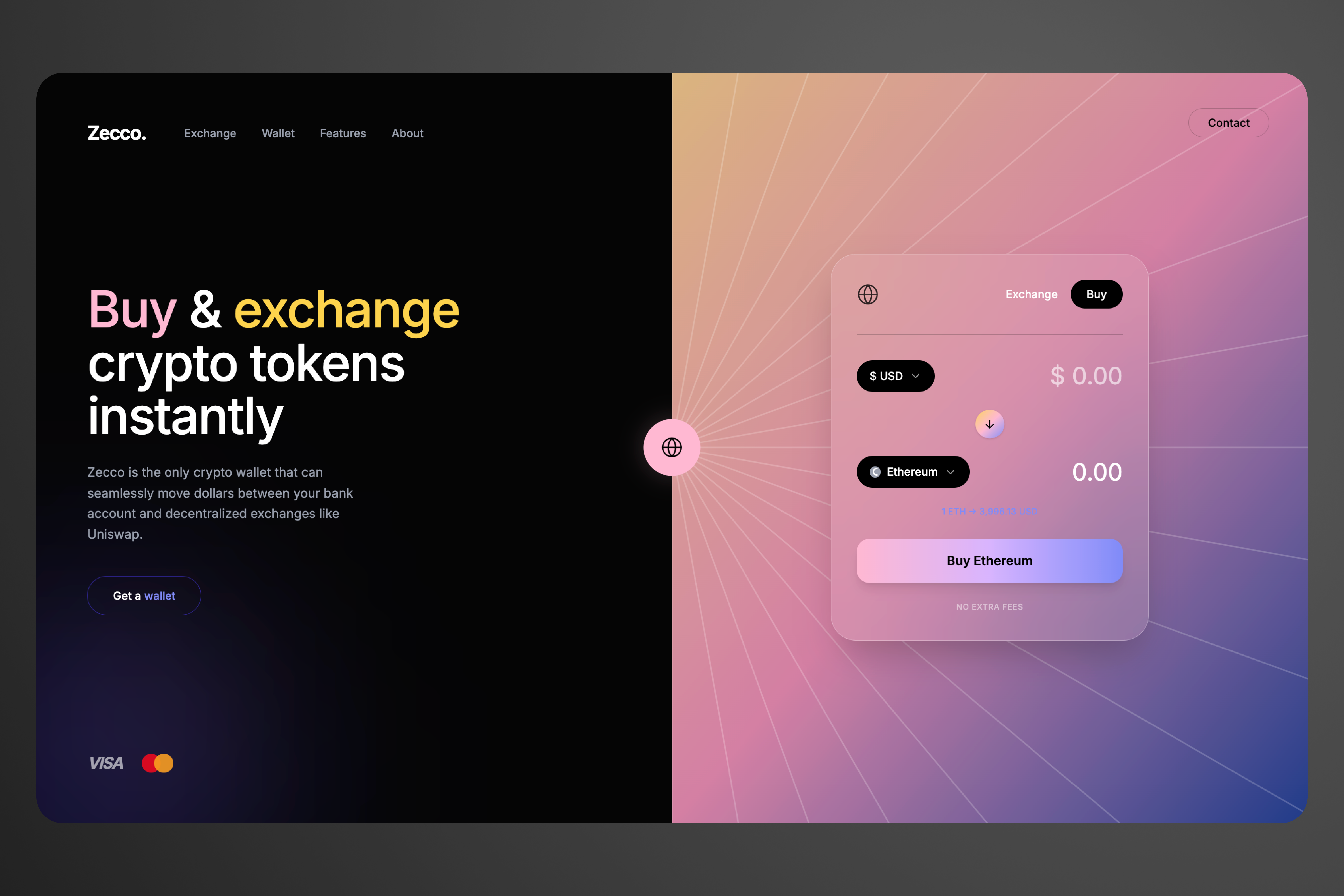 Bitcoin Exchange UI Concept 3d animation branding graphic design logo motion graphics ui
