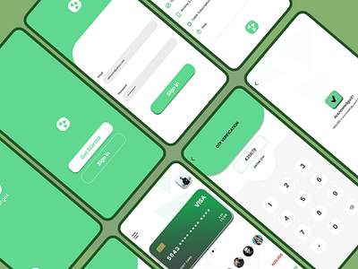 Digital Banking Mobile App Concept branding mobile app product design ui uiux web design
