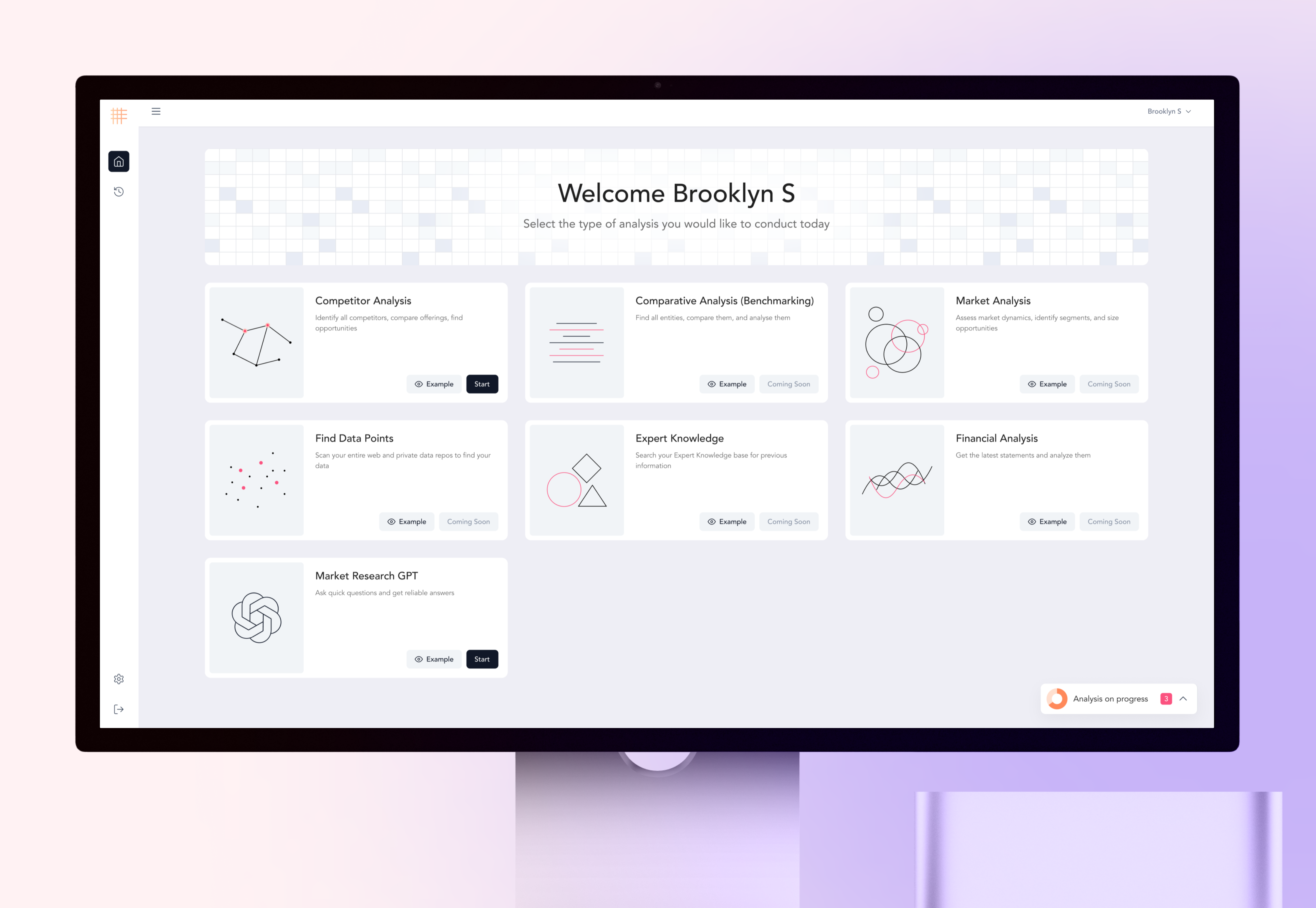 ColumnsRows — Minimalist AI Research Platform b2b columnsrows dashboards dataviz minimalistui productdesign researchtech saas ux