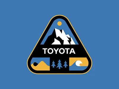 Toyota Outlanding Badge automotive badge outdoors