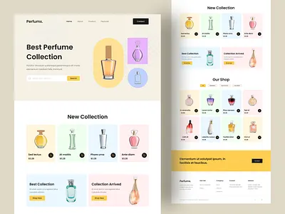 Minimal Perfume Shop app design design fragrance landingpage originalperfumes perfume perfumesale perfumeshop perfumesimportados perfumesoriginales sugarbombperfumes ui uidesign uiux webuiuxdesign