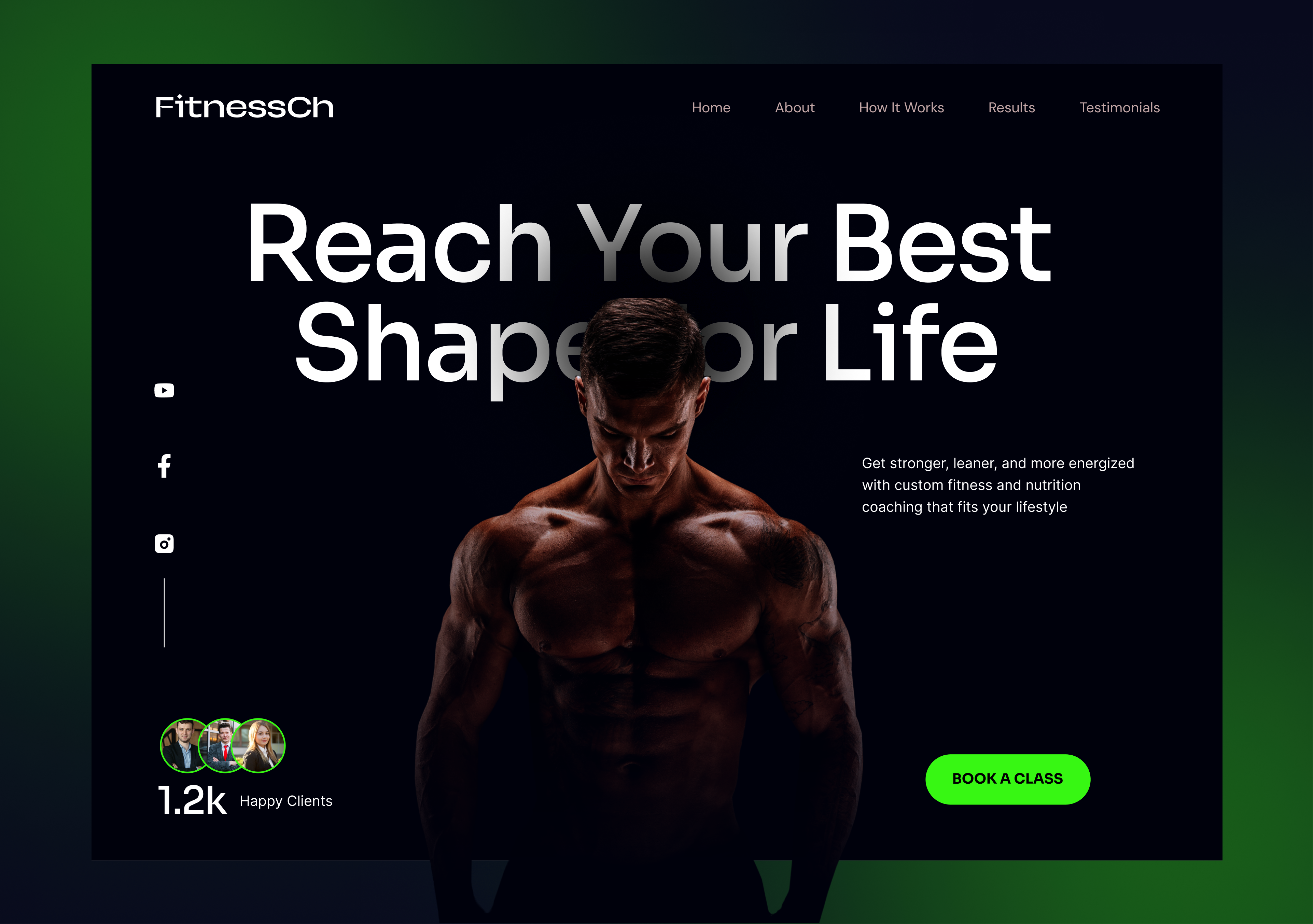 UI/UX For Fitness ✦ Trainer Landing Page best website clean ui coaching website design dark website figma design gym website landing page landing page design modern website personal trainer personal trainer website ui design ui ux design ux design web design web ui
