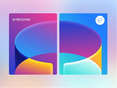 Yummy colors 🤤 ai booklet brand branding colors crm enterprise flyer gradients logo print trendy unfold web website
