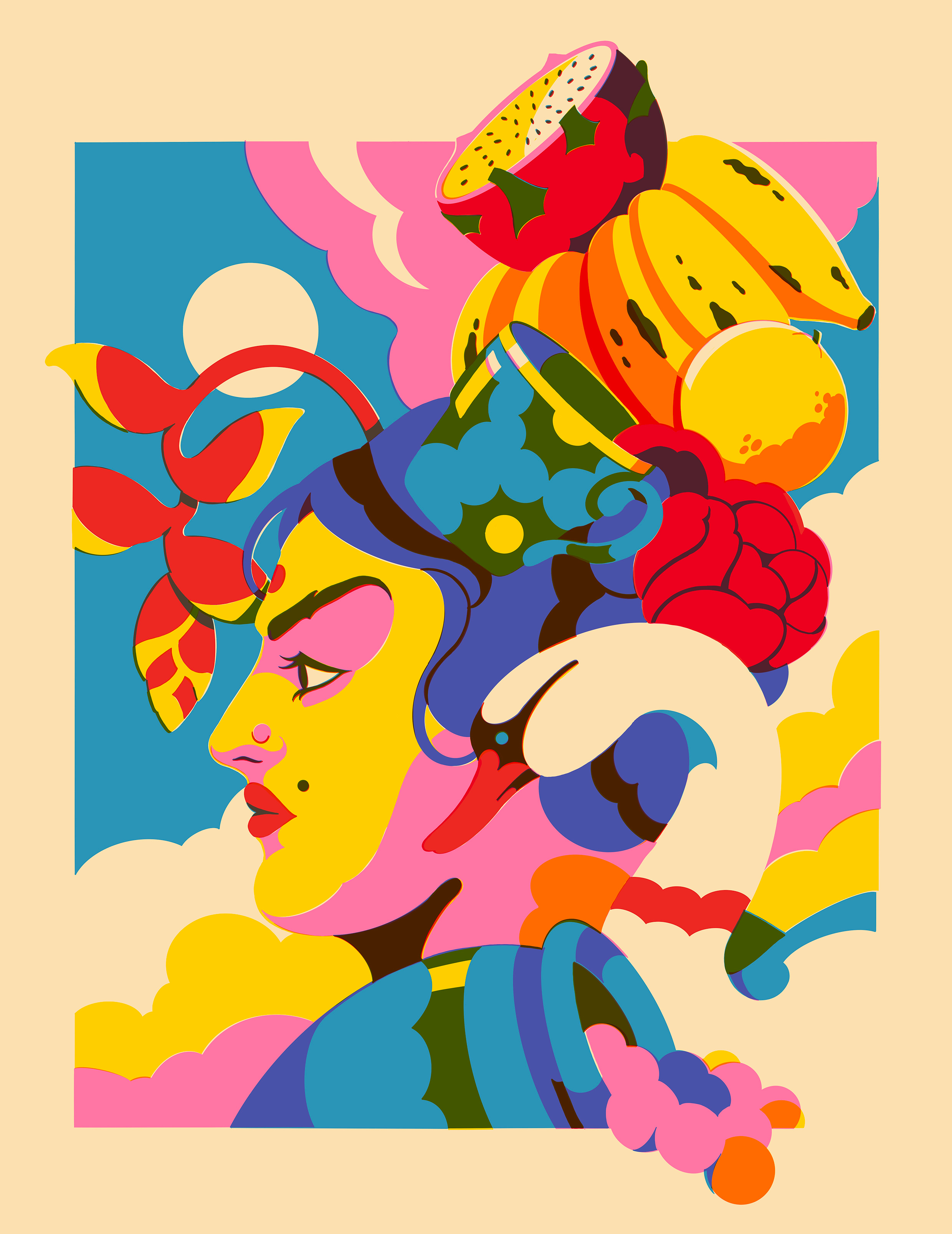 Risograph Experiment art design illustration risograph sajid