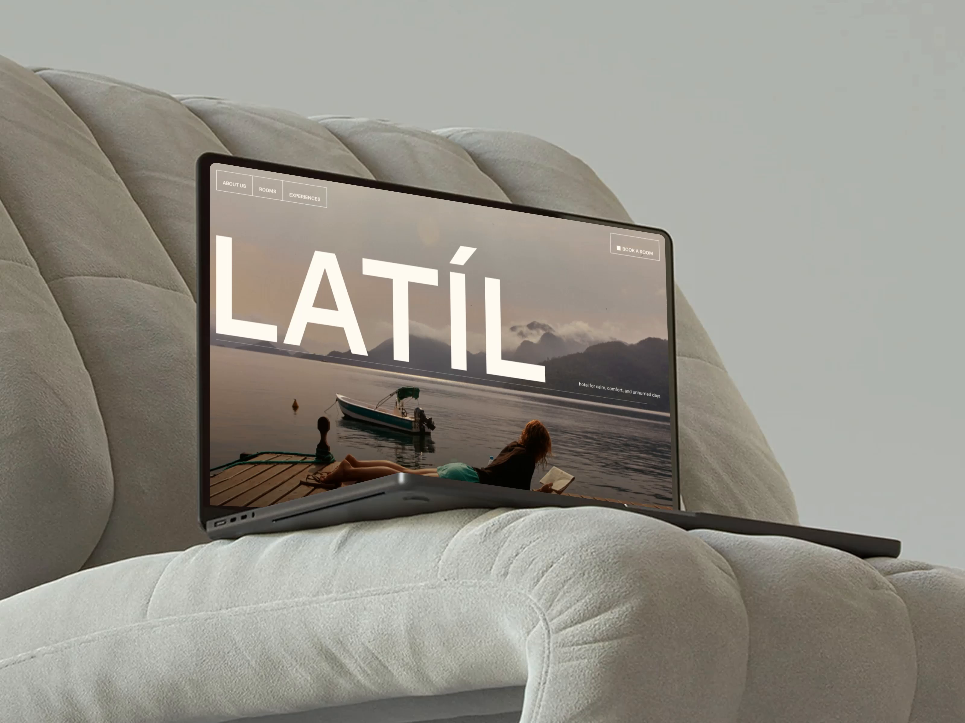 Website design for a boutique hotel - LATÍL