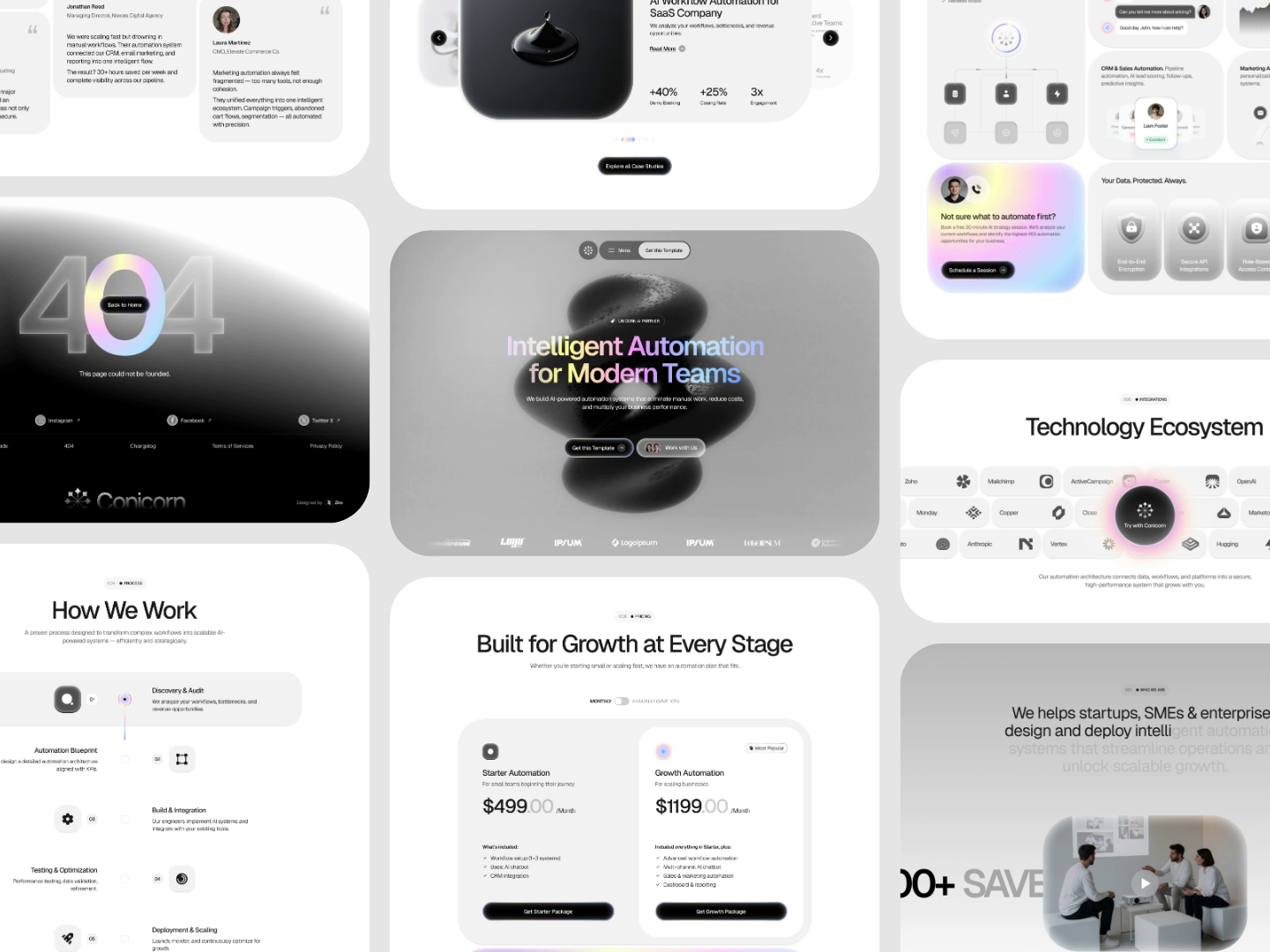 Example of Landing Page Design & Development