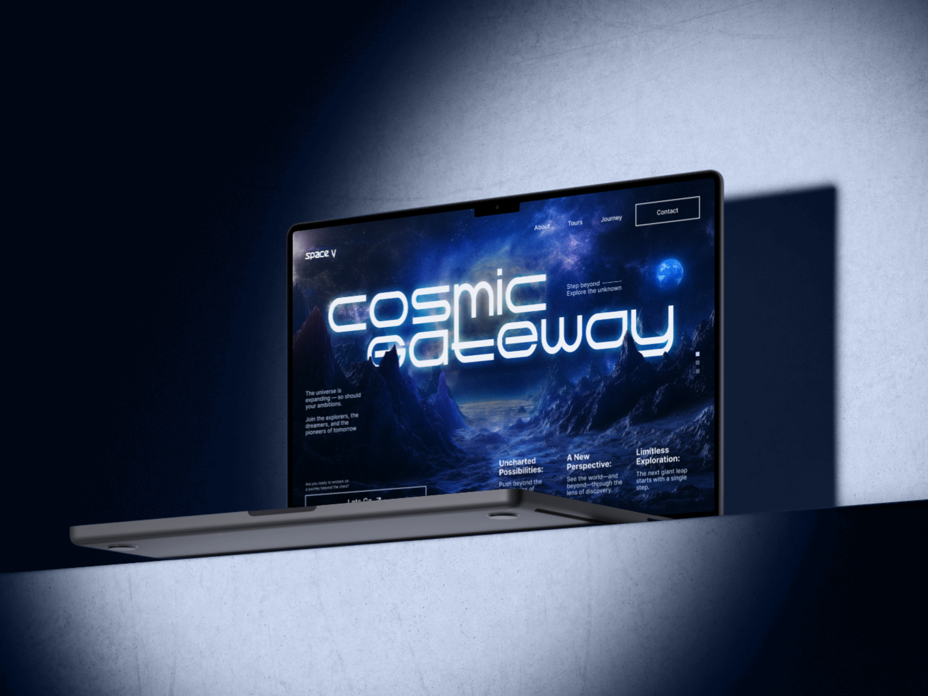 Cosmic Gateway — Immersive Web Experience