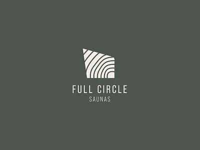 Full Circle Saunas adobe illustrator adventure branding creative exploration fullcirclesaunas glamping graphic design handcrafted health logo outdoors scandi vector visualidentity wellness