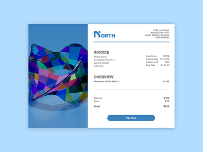 Invoice #dailyui #046 web design