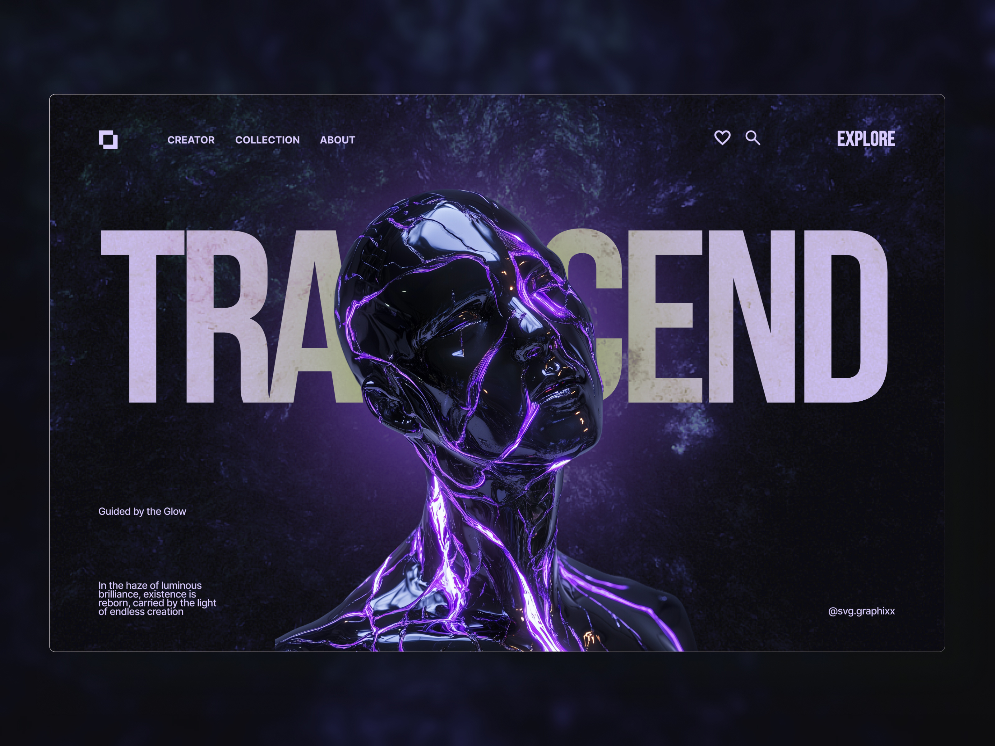 Transcend — Dark Interface Concept