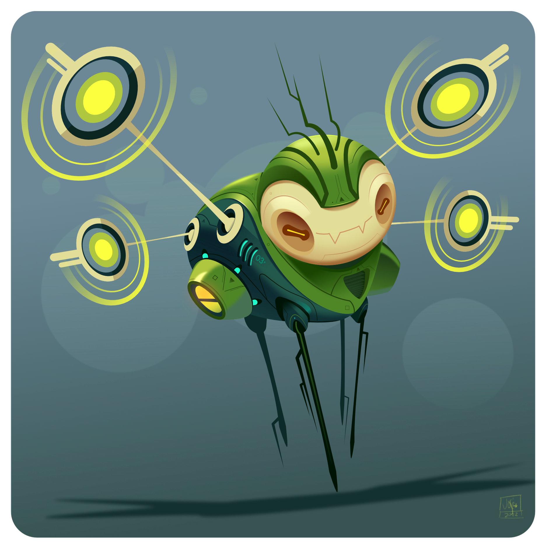 Bug Bot! characterdesign digital illustration mecha robot vector